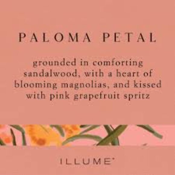 ILLUME Beautifully Done Essentials Paloma Petal Statement Glass Soy Candle NWT - Picture 3 of 7